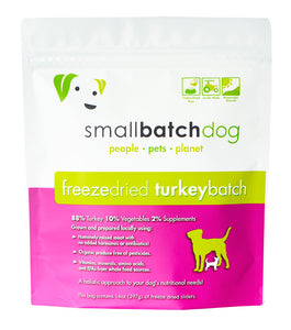 Smallbatch Freeze-Dried TurkeyBatch Slider for Dogs (14oz)