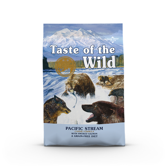 Taste of the Wild Pacific Stream Canine Recipe with Smoked Salmon Dry Food for Dogs (3 sizes)