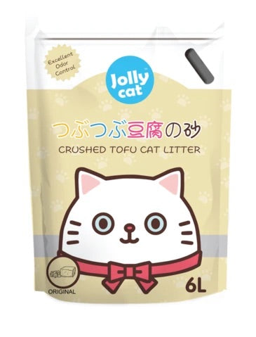 Jollycat Crushed Original Tofu Cat Litter (6L)