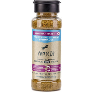 Nandi Freeze-Dried Savannah Rabbit Meat Sprinkles for Dogs (57g)
