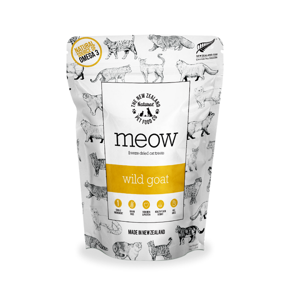 NZ Natural MEOW Freeze Dried Raw Treats (Wild Goat) 50g