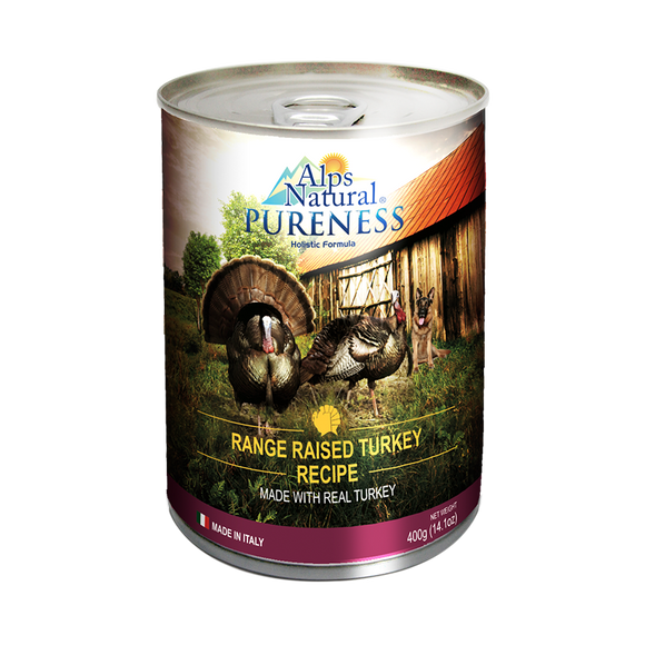 [ALP1289] Alps Natural Pureness Range Raised Turkey Canned Food for Dogs (400g)