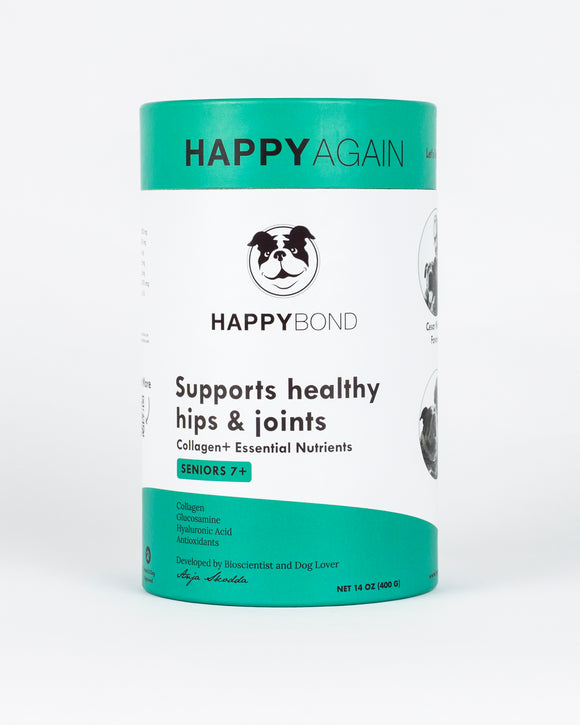 Happy Bond Happy Again Collagen Joint Supplement for Dogs (Senior 7+) 400g