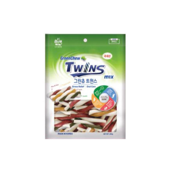 [BW2043] Bow Wow Green Chew Twins Dental Chew for Dogs (S) 250g