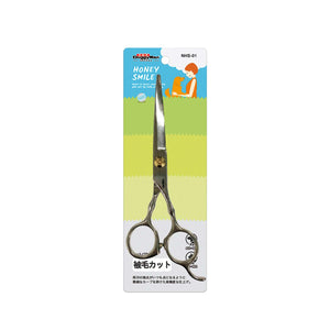 [DM-Z3201] DoggyMan Honey Smile Straight Grooming Scissors 6" for Cats & Dogs
