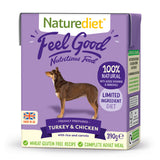 [Buy3free1] Naturediet Feel Good Nutritious Wet Food for Dogs (Turkey & Chicken) 2 sizes