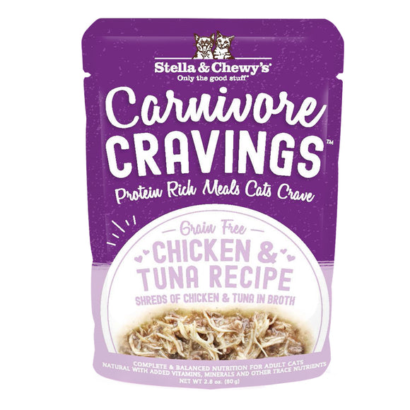 Stella & Chewy’s Carnivore Cravings Chicken & Tuna Recipe for Cats (2.8oz)