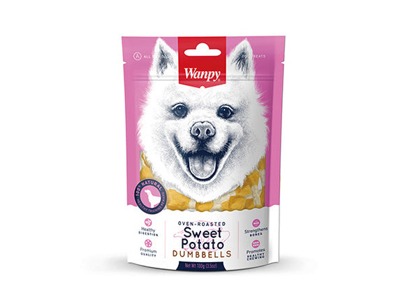 [WP-136] Wanpy Sweet Potato Dumbbell Dog Treats (100g)