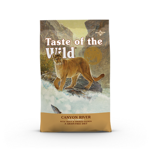 Taste of the Wild Canyon River Feline Recipe with Trout & Smoked Salmon Dry Food for Cats (2 sizes)