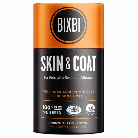 Bixbi Skin & Coat Powdered Mushroom Supplement (60g)