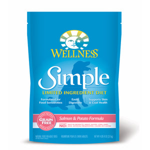 Wellness Simple Limited Ingredient Salmon & Potato Recipe Dry Food for Dogs (2 sizes)