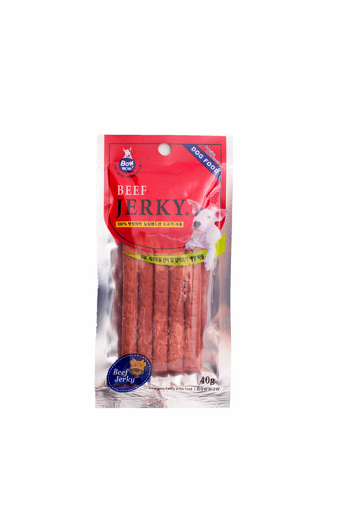 [BW1054][Bundle of 5 at $10] Bow Wow Beef Jerky Treats for Dogs (40g)