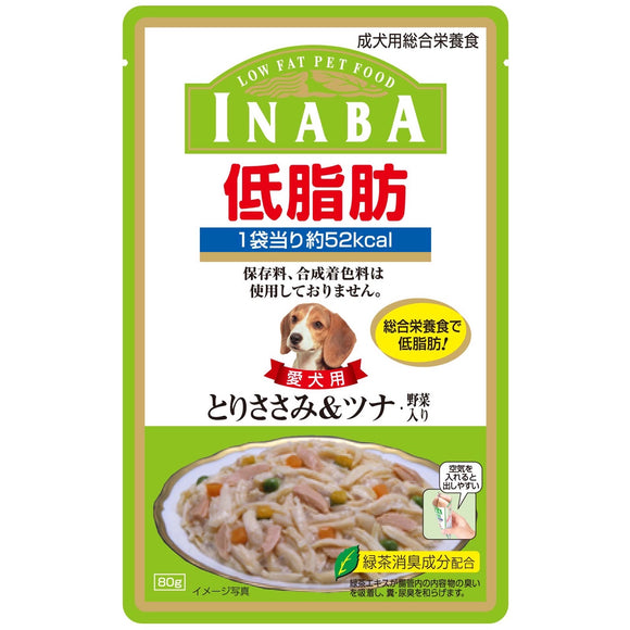 [CRD08] Inaba Low Fat Pouch (Chicken Fillet with Tuna & Vegetable in Jelly) 80g