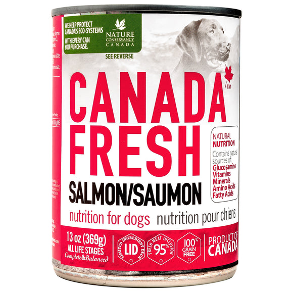 Canada Fresh Salmon Wet Canned Food for Dogs (13oz/369g)