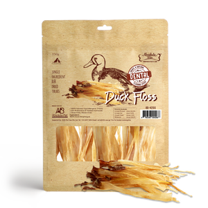 Absolute Bites Air-Dried Duck Floss Treats for Dogs & Cats (2 sizes)