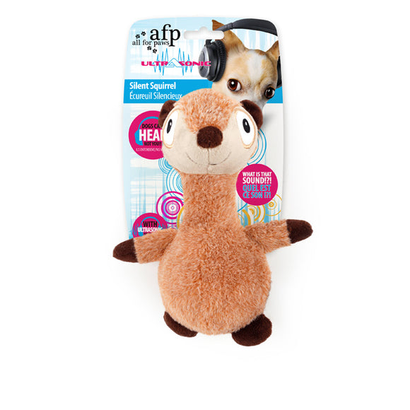 AFP Ultrasonic Silent Squirrel Squeaky Toy for Dogs
