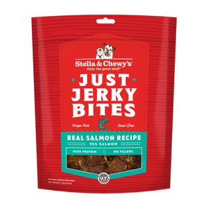 Stella & Chewy’s Just Jerky Bites Salmon Treats for Dogs (6oz)