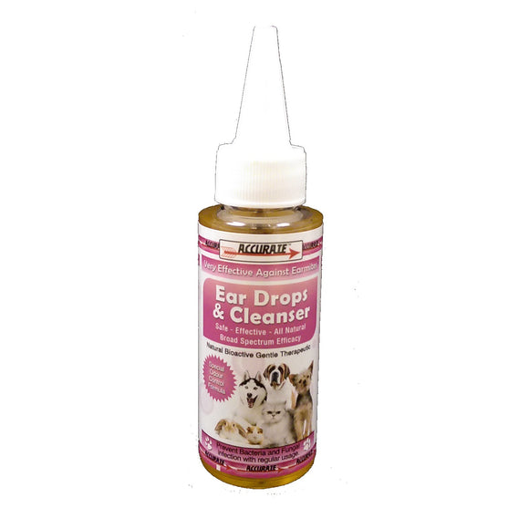 Accurate Ear Drops & Cleanser for Pets (70ml)