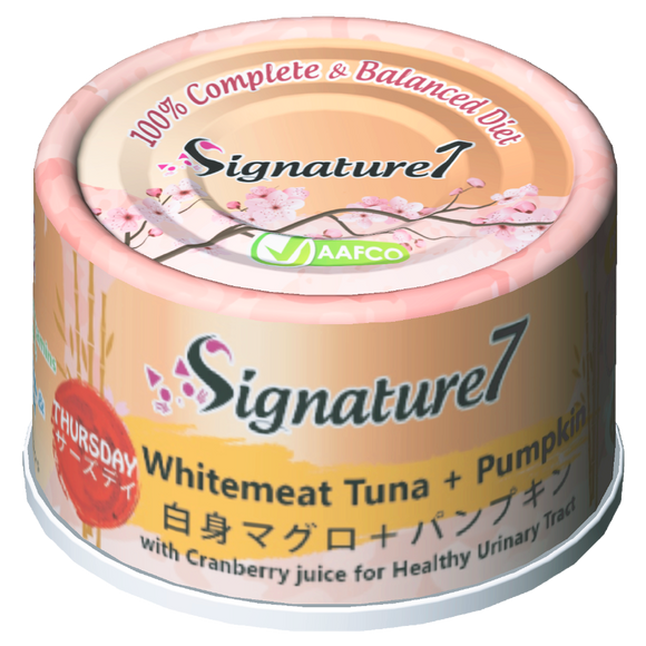 Signature 7 THURSDAY Whitemeat Tuna + Pumpkin Wet Food for Cats (70g)