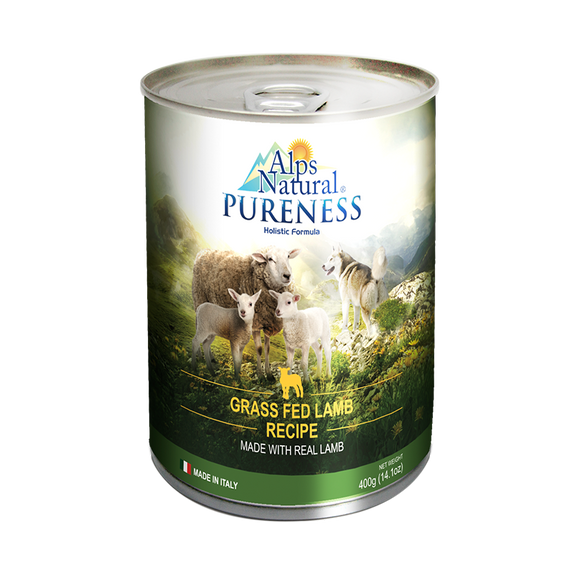 [ALP1258] Alps Natural Pureness Grass Fed Lamb Canned Food for Dogs (400g)