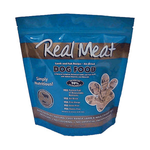 Real Meat Air-Dried Lamb & Fish Food for Dogs (2lb)