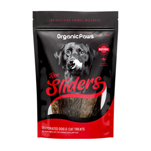 Organic Paws Roo Sliders Dehydrated Treats for Dogs & Cats (100g)
