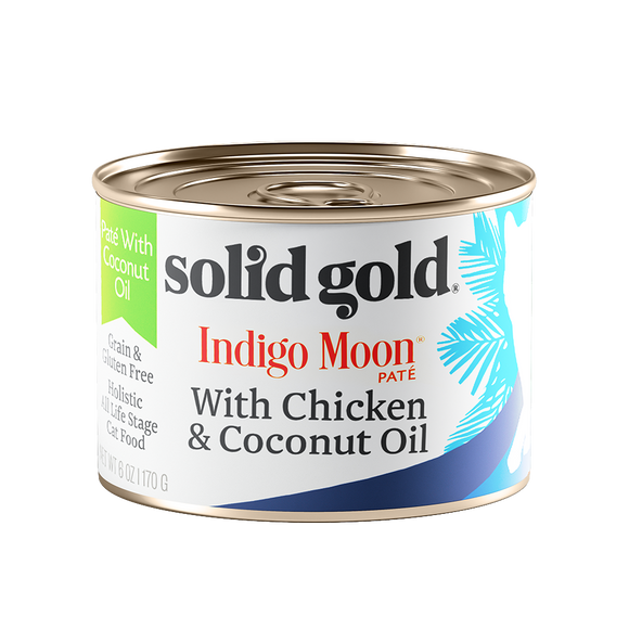 [SG-00047] Solid Gold Indigo Moon with Chicken & Coconut Oil (6oz)