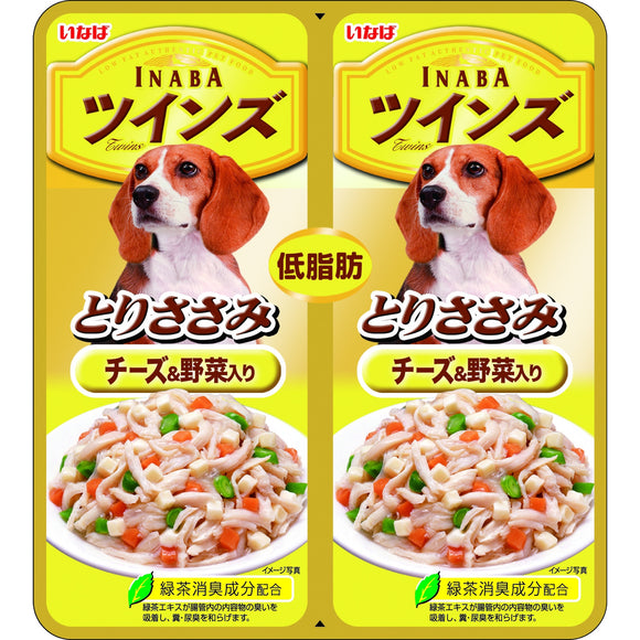 [CTW08] Inaba Chicken Fillet with Cheese & Vegetable in Jelly Twin Pouch (40gx2)