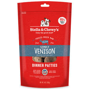 [SC-FDV-25] Stella & Chewy’s Simply Venison Freeze-Dried Raw Dinner Patties (25oz)