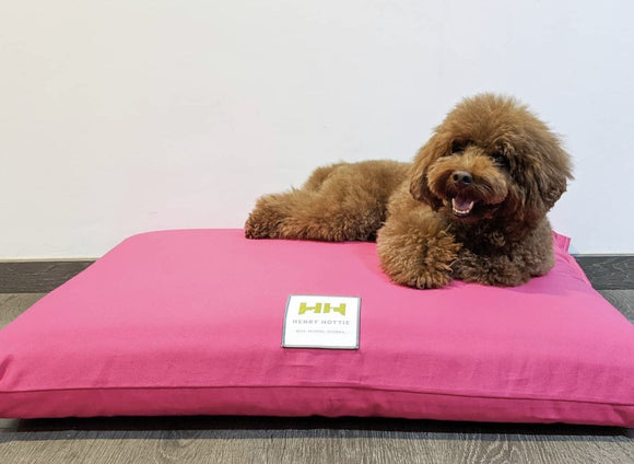 Henry Hottie Orthopedic Pet Beds - Pink (3 sizes)