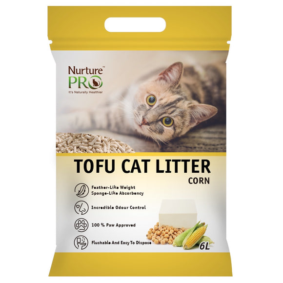 NurturePro Corn Tofu Cat Litter (6L/pack)