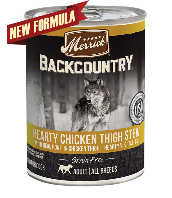 [MR-37005] Merrick Backcountry Hearty Chicken Thigh Stew for Dogs (360g)