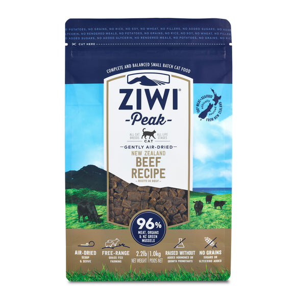 ZIWI Gently Air-Dried Cat Food – Beef (2 sizes)
