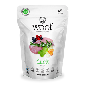 NZ Natural WOOF Freeze Dried Raw Food (Duck) 3 sizes