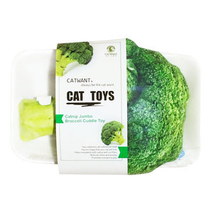 Catwant Catnip Plush Toy for Cats (Broccoli)