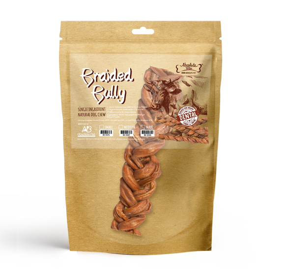 Absolute Bites Braided Bully Treats for Dogs (Maxi/1pc)