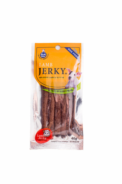 [BW1056][Bundle of 5 at $10] Bow Wow Lamb Jerky Treats for Dogs (40g)