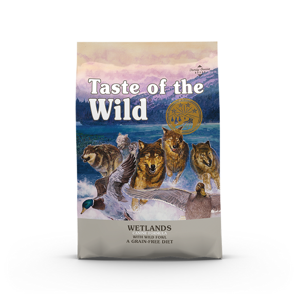 Taste of the Wild Wetlands Canine Recipe with Roasted Fowl Dry Food for Dogs (2 sizes)
