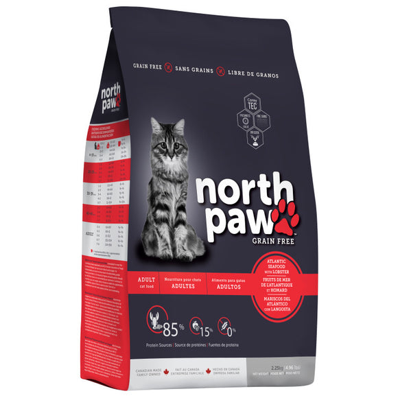 North Paw Grain Free Atlantic Seafood with Lobster Cat Food (2 sizes)