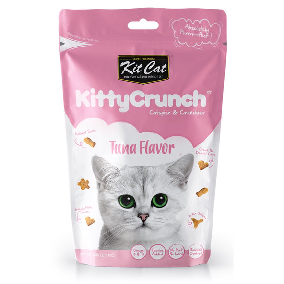 Kit Cat Kitty Crunch Treats for Cats (Tuna) 60g