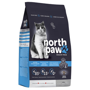 North Paw Grain Free Mature / Weight Health Cat Food (2 sizes)