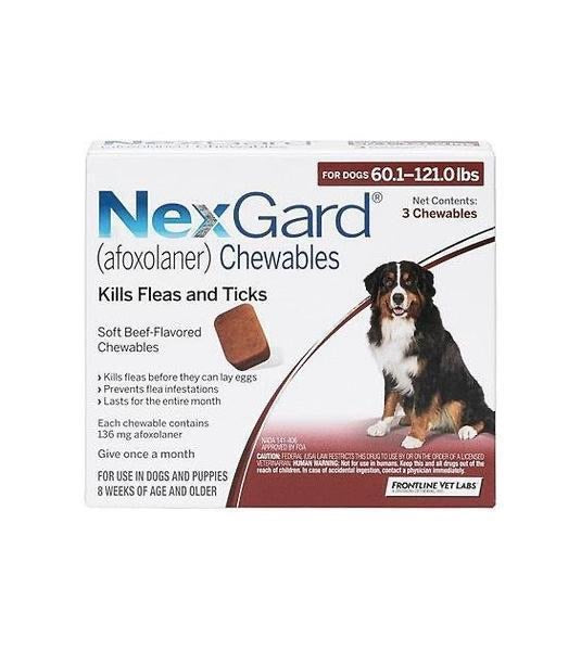Nexgard Flea & Tick Chewable Tablets for Extra Large Dogs (25-50kg)