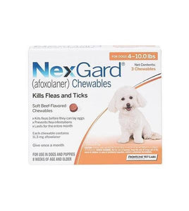 Nexgard Flea & Tick Chewable Tablets for Small Dogs (2-4kg)
