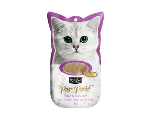 Kit Cat Purr Purée (Tuna & Scallop) 4 x 15g Sachets