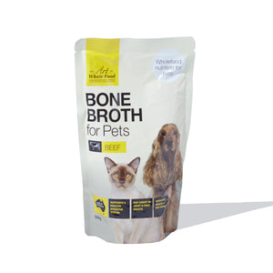 The Art of Whole Food Beef Bone Broth for Pets (500g)