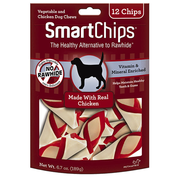 SmartBones Chicken SmartChips for Dogs (12 pieces)