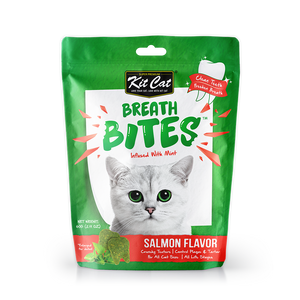 [3 for $8.80] Kit Cat Breath Bites Salmon Treats for Cat (60g)