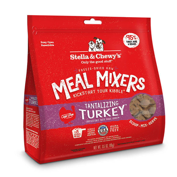 Stella & Chewy’s Tantalizing Turkey Meal Mixers for Dogs (2 sizes)