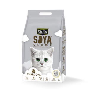Kit Cat Soya Clump Cat Litter (Charcoal) 7L