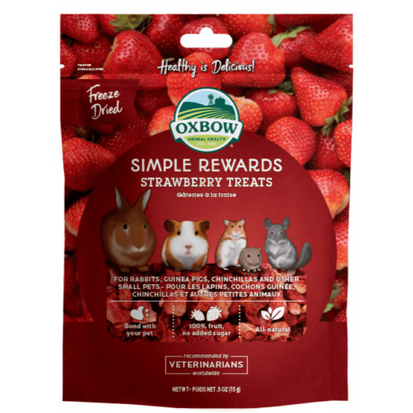 [O411] Oxbow Simple Reward Strawberry Treats (15g)